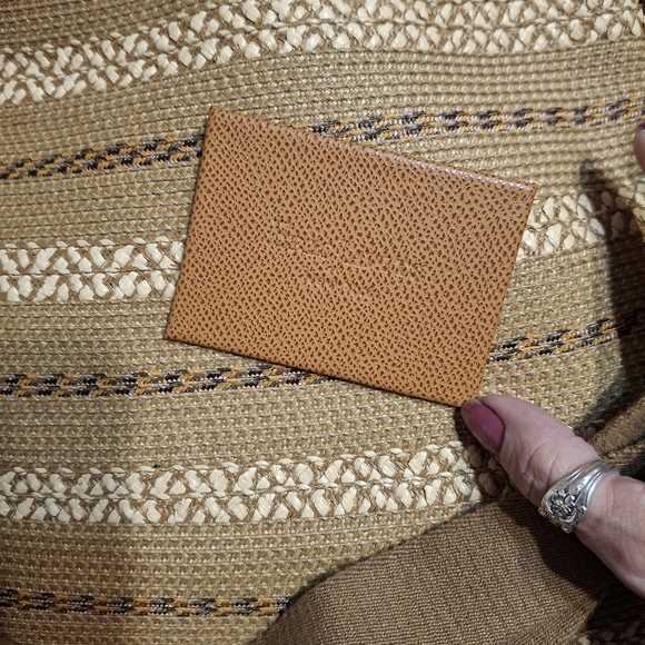 Eric Javits Tan Jute Shoulder Crossbody Bag Like New - Picture 15 of 15